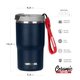 Vaso Doble Pared Waterdog CLYDE480IN 480 ml Acero Indigo