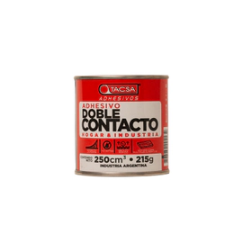 PEGAMENTO CEMENTO DOBLE CONTACTO EN LATA X 1/4L TACSA