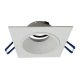Spot Embutir Cuadrado Aluminio Blanco Orson Dicro Led