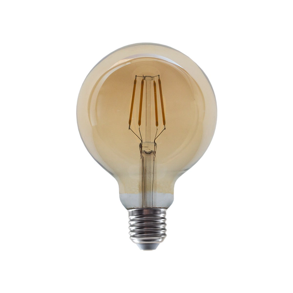Lampara Vintage Led Globo G95 8W Ambar Calido