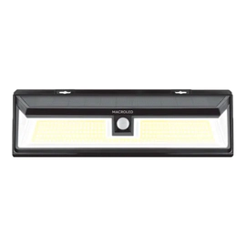Aplique Reflector Led Solar Fotocelula Movimiento 10W Frio