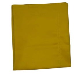Funda almohadón con volado 50x70 amarillo