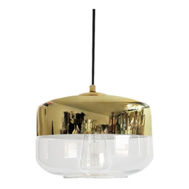 Colgante Dayan Vidrio 25 Cm E27 Oro
