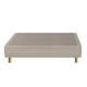 Sommier Ecocuero 140x190 tiza patas madera