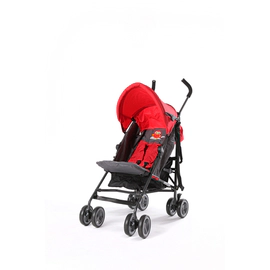 Cochecito De Bebe Tipo Paragüitas Fácil Plegado Rojo Y Negro