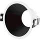 Spot Embutido Redondo Fijo Antidesl Seb1 93 X 53 Mm Blanco Y Negro