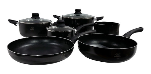 Batería De Cocina Antiadherente Lüsqtoff 9 Piezas