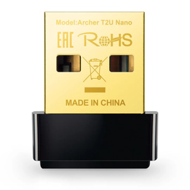 PLACA DE RED USB WIRELESS TP-LINK ARCHER T2U AC600 DUAL BAND NANO