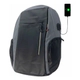 Mochila Con Puerto Usb 40Lts Con 60Cm Cable Usb Negro