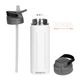 Botella Deportiva Waterdog ACUA550WH Acero Inox 550 ml Blanca