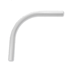 BARRAL CURVO BLANCO 1X1M EXTENDER 02035