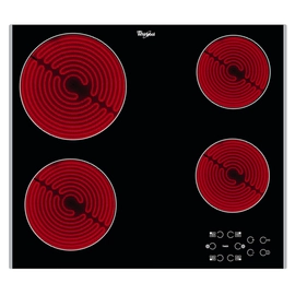 Anafe Vitroceramico Whirlpool AKT8090L Eléctrico 60 CM Negro