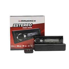 ESTEREO MAVERIK MAV-1550 1 DIN BLUETOOTH AUX AM FM SD USB CONTROL FRENTE DESMON