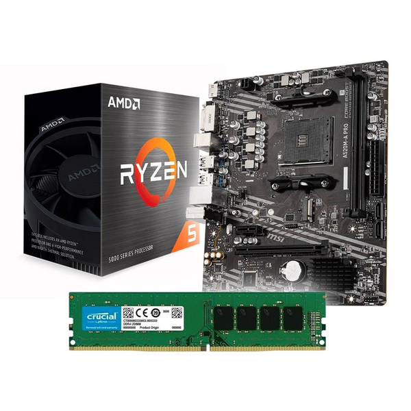 KIT ACTUALIZACION AMD RYZEN 5 5600GT + MSI A520M-A PRO + 8GB DDR4 2666