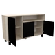Vajillero Doors 130 Mosconi Helsinki Negro