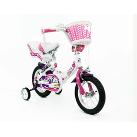 Bicicleta de Paseo R12 Blanco con Rosa Gts