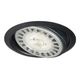 Spot Embutir Ar111 Negro Lampara Led 11w 12w Gu10 220v Cálido