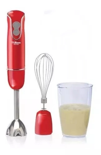 Mini Pimer Liliana Ah111r Procesadora Manual Minipimer 450w