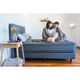 CONJUNTO 140X190X28 - PURPLE - FIRM PRO EURO PILLOW - ESPUMA ALTA DENSIDAD