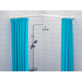 Barral Curvo L 0.90 a 0.90 mts Amalfi Liso Blanco