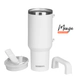 Vaso Doble Pared Waterdog COLD1200WH 1200 ml Blanco
