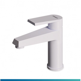 Combo Grifería Vasser Zafiro Monocomando Blanco