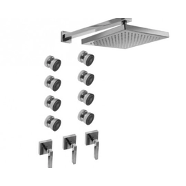 Griferia ducha 2 vias y ducha escoc Hidromet Block lever