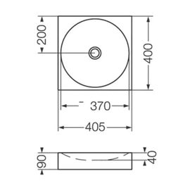 Bachas Baño Ferrum Temple Armonica Cuadra Blanca LWCF