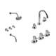 Griferia baño comp Hidromet Mini Lever Lavatorio Bidet ducha