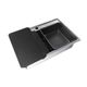 Accesorio de bacha Johnson Quadra Tabla de picar cristal templado TAVTLQ negra