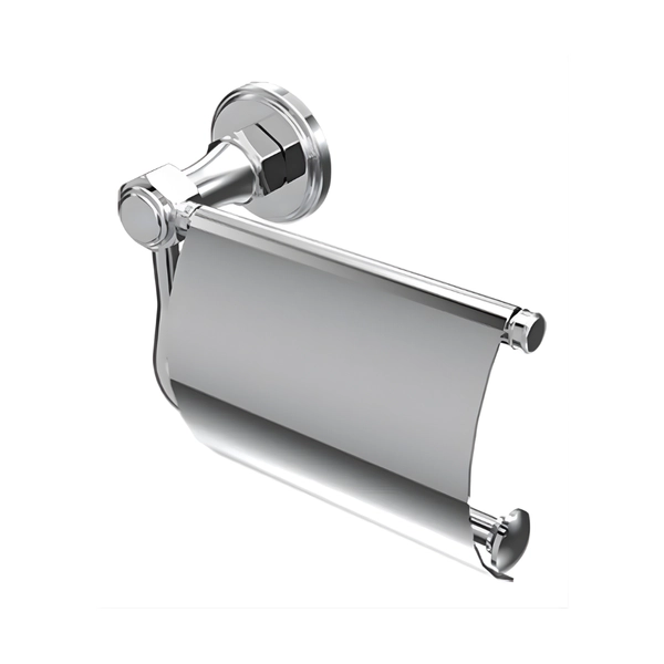 Portarrollo con tapa antique cromo Andez 209.40.1.04.04