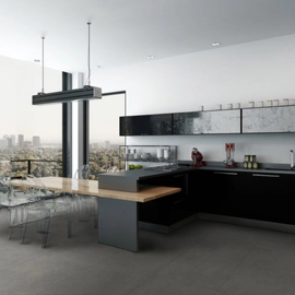 Porcelanato Vite 60x120 liscio graphite natural 2ª