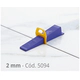 Nivelador Atrim clip 2,0 mm c/logo packs 150 pzas
