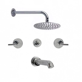 Combo grifería baño completa Hidromet Triumph Lever