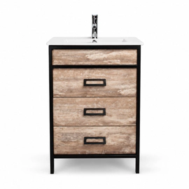 Mueble Campi Iron 60 Roble vintage 62x48x84 IR6OR