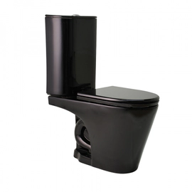 Inodoro largo  Ferrum Marina negro  MAR-IN-007-NE