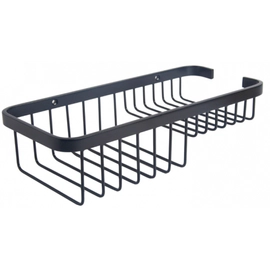 Jaboner/portashampoo 2 niveles negro 270x120x50