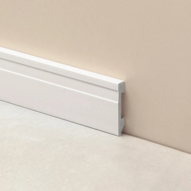 Zócalo Extra Line Epsilon 100x 15 x 2,44 Blanco Mate 2320E Atrim