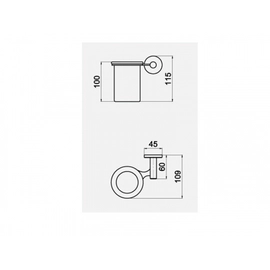 Accesorios Baño Andez Portacepillo Next Cromo