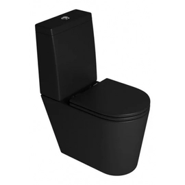 Inodoro largo Deca Link negro mate P.230.94