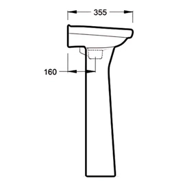 Columna Roca italiana blanca