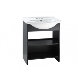 Vanitory Wengue Mesada 65x84x45+Griferia Lugo monocomando