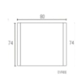 Espejo Scheneider Vertical 80 California EVR80PVCC