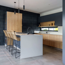 Porcelanato Ilva 45x90 compact evolution 1º