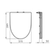 Tapa de inodoro Ferrum marina blanca MAR-TP-012-BL