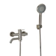 Griferia ducha exterior monocomando c/transf steel 83-205-CR Peirano