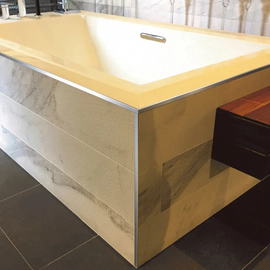 Varilla L Atrim aluminio 10 mm x 2,5 m Cromo mate 1653