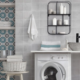 Mosaico Piu 15x15 calcareo Rubik Blanco CERRUBBLAN150150