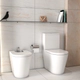 Bidet monobloque inspira round blanco 1251520000200 Roca