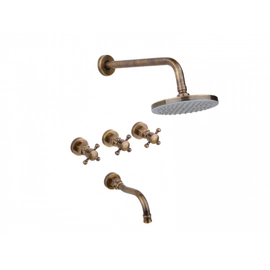 Griferia Ducha con Transferencia Häaz Vintage Bronce Viejo Estalgrif 352/030-16